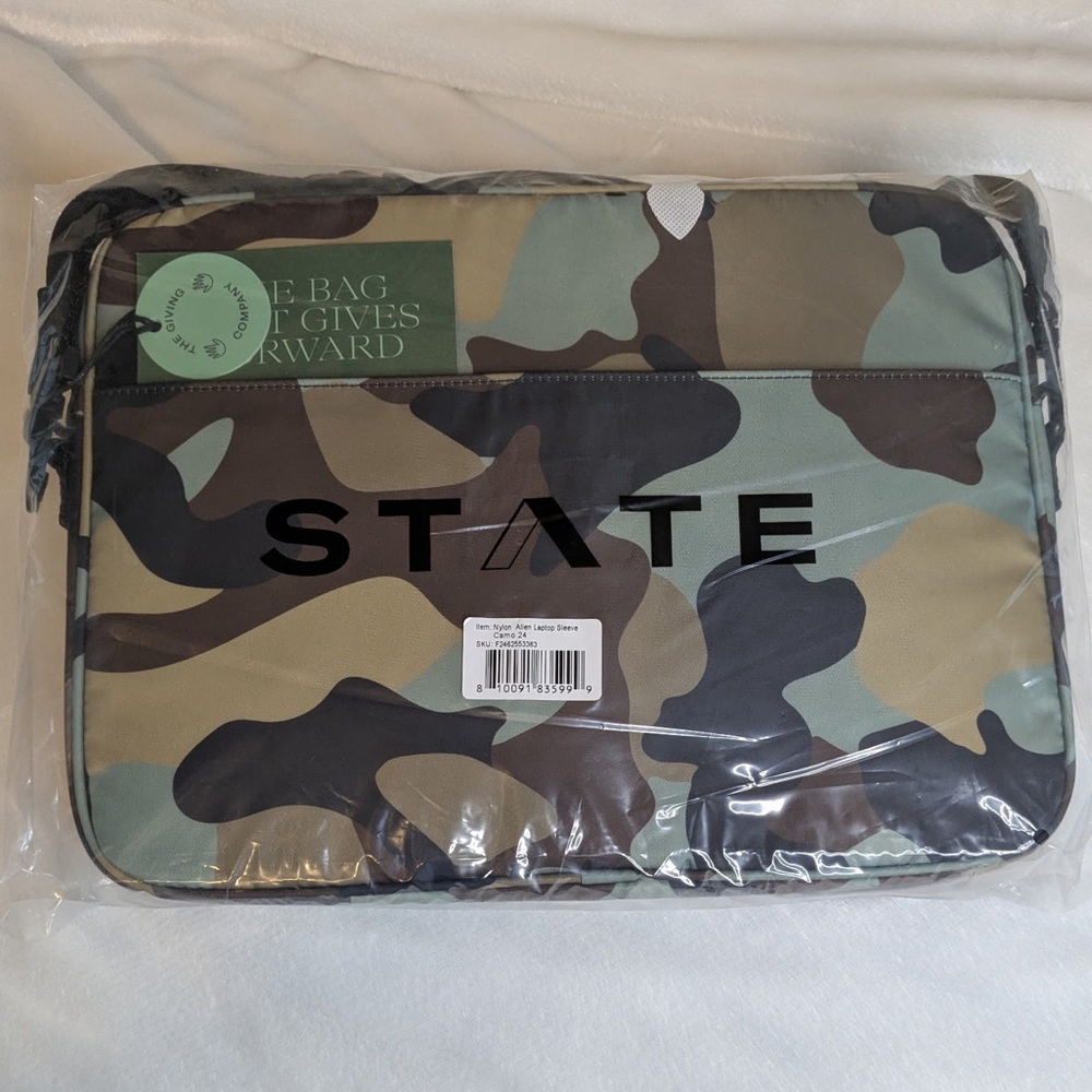 COLORFUL STATE BAGS UNISEX ALLEN PADDED LAPTOP CASE NWT! - Picture 5 of 9